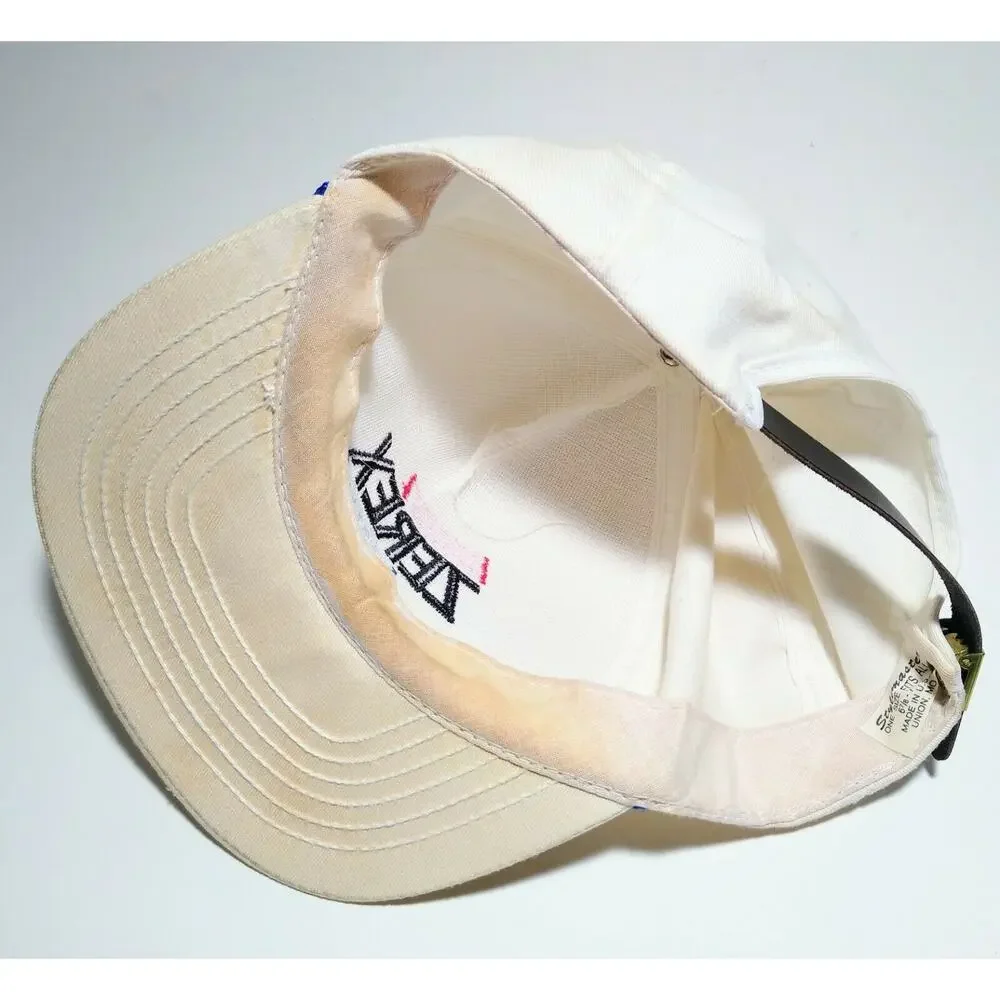 VTG Zerex Coolant Alan Kuwicki Leather Back Racing hat cap Made in USA